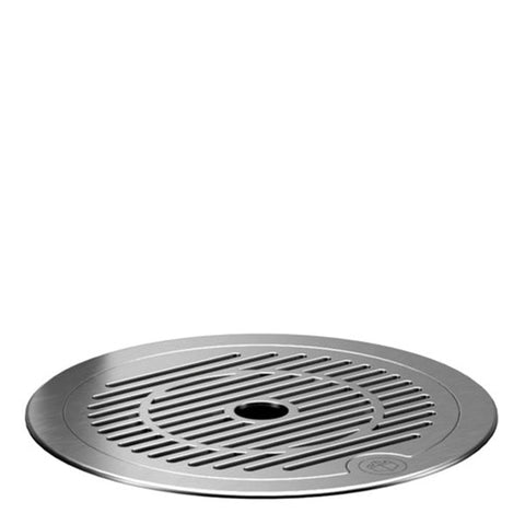 T1 Round Drip Tray Steel Finish